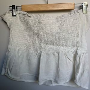 La Hearts Tops - LA Hearts Tie Front Ruffle Tube Top La Hearts Tops - LA Hearts Tie Front Ruffle Tube Top